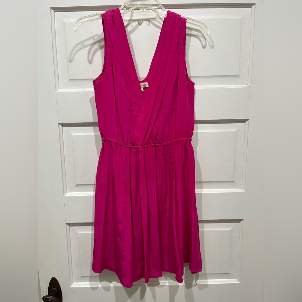 Hot pink cocktail dress. Size Medium. Excellent used condition.